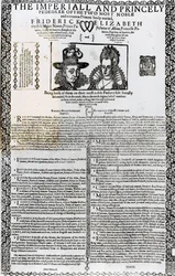 Erklärung der Ehe von Friedrich V. und Elisabeth von Böhmen